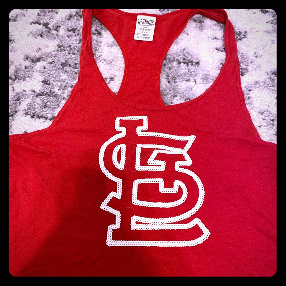 VS pink cardinals tank